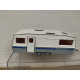 ROULOTTE/CARAVANA/WOHNWAGEN GREY/WHITE (2) 1:55/apx 1:64 SIKU 2518 NO BOX