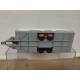 ROULOTTE/CARAVANA/WOHNWAGEN GREY/WHITE (2) 1:55/apx 1:64 SIKU 2518 NO BOX