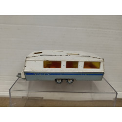 ROULOTTE/CARAVANA/WOHNWAGEN GREY/WHITE (3) 1:55/apx 1:64 SIKU 2518 NO BOX