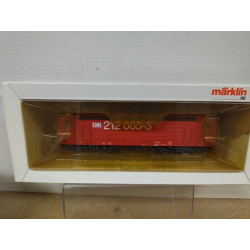 LOCOMOTORA BR 212 DR 212 005-3 RED 1:87 H0 MARKLIN 3442