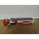 CAMION BOMBEROS + TRAILER ESCALERA FIRE 1:86/apx 1:64 MAJORETTE NO BOX