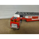 CAMION BOMBEROS + TRAILER ESCALERA FIRE 1:86/apx 1:64 MAJORETTE NO BOX