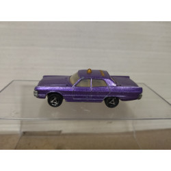 PLYMOUTH FURY II POLICE PURPLE 1:70/apx 1:64 MAJORETTE 216 NO BOX