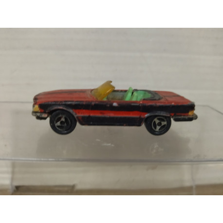 MERCEDES-BENZ R107 350 SL CABRIO REPINTADO 1:60/apx 1:64 MAJORETTE 213 NO BOX