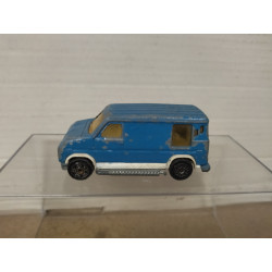 FOURGON (US VAN) BLUE 1:65/apx 1:64 MATCHBOX 250 NO BOX