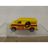 FOURGON (US VAN) YELLOW RACING TEAM 1:65/apx 1:64 MATCHBOX 250 NO BOX