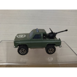 DEPANNEUSE (BLAZER 4X4) MILITARY 1:59/apx 1:64 MAJORETTE 291 NO BOX