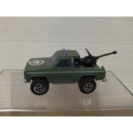 DEPANNEUSE (BLAZER 4X4) MILITARY 1:59/apx 1:64 MAJORETTE 291 NO BOX