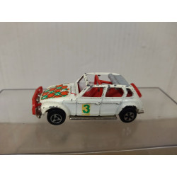 CITROEN DYANE RALLYE n3 1:60/apx 1:64 MAJORETTE 231 VINTAGE NO BOX