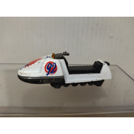 MOTO-NIEGE WHITE n92 1:60/ apx 1:64 MAJORETTE NO BOX