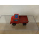 MERCEDES-BENZ UNIMOG SNOWPLOUGH RED 1:82/apx 1:64 MAJORETTE 259 NO BOX