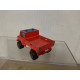 MERCEDES-BENZ UNIMOG SNOWPLOUGH RED 1:82/apx 1:64 MAJORETTE 259 NO BOX