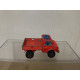MERCEDES-BENZ UNIMOG SNOWPLOUGH RED 1:82/apx 1:64 MAJORETTE 259 NO BOX