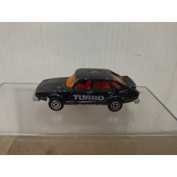 SAAB 900 TURBO BLACK 1:62/apx 1:64 MAJORETTE 284 NO BOX