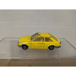 FORD ESCORT YELLOW (1) apx 1:64 NOREV MINI JET BOX NO BOX
