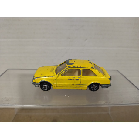 FORD ESCORT YELLOW (1) apx 1:64 NOREV MINI JET BOX NO BOX