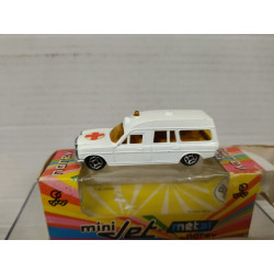 MERCEDES-BENZ BINZ AMBULANCE (2) apx 1:64 NOREV MINI JET 410 BOX