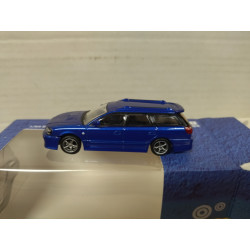 SUBARU LEGACY TOURING WAGON GT BLUE LHD 1:64 BM CREATIONS