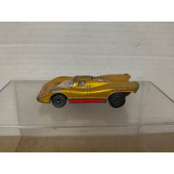 PORSCHE 917 RACING GOLD 1:64 apx CORGI WHIZZWHEELS NO BOX
