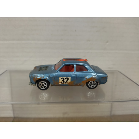 FORD ESCORT MK.I RS RALLY n32 BLUE 1:64 apx CORGI WHIZZWHEELS NO BOX