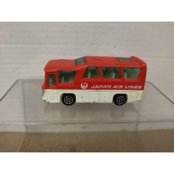 MINIBUS JAL JAPAN AIR LINES AUTOBUS 1:87 H0/apx 1:64 MAJORETTE 262 NO BOX