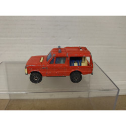 RANGE ROVER FIRE UNIT (2) 1:60/apx 1:64 MAJORETTE 246 NO BOX