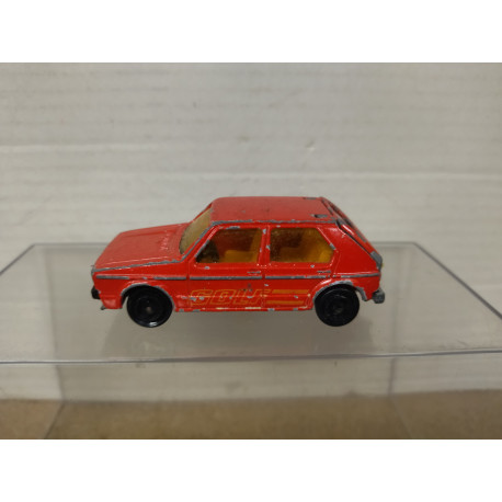 VOLKSWAGEN GOLF 1 RED 1:60/apx 1:64 MAJORETTE 210 NO BOX