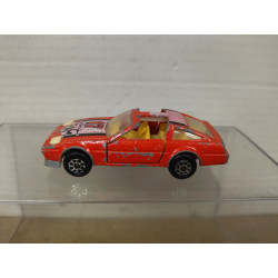 NISSAN 300 ZX TURBO RED 17 TEAM  1:62/apx 1:64 MAJORETTE 214 NO BOX