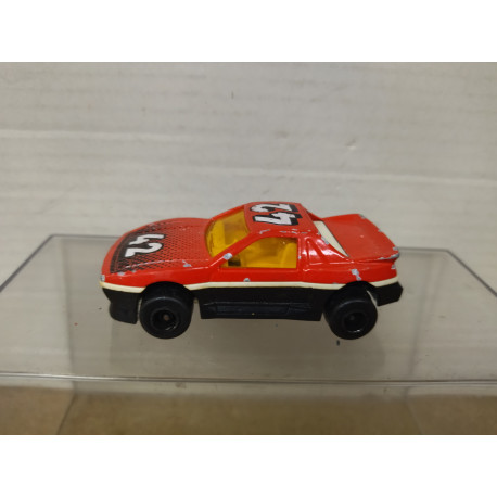 PONTIAC FIERO RED/WHITE/BLACK 1:55/apx 1:64 MAJORETTE 206 NO BOX