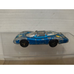 PORSCHE LE MANS BLUE (2) 1:65/apx 1:64 MAJORETTE 232 NO BOX RAIL ROUTE