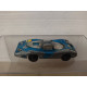 PORSCHE LE MANS BLUE (2) 1:65/apx 1:64 MAJORETTE 232 NO BOX RAIL ROUTE