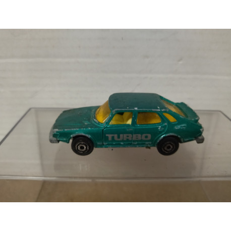 SAAB 900 TURBO GREEN 1:62/apx 1:64 MAJORETTE 284 NO BOX