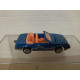 FORD MUSTANG CONVERTIBLE BLUE 1:59/apx 1:64 MAJORETTE NO BOX