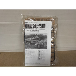 Sd.Kfz.250/10 + BMW SIDECAR +6 SOLDIERS WW 2 MODEL KIT 1:76 FUJIMI NO BOX
