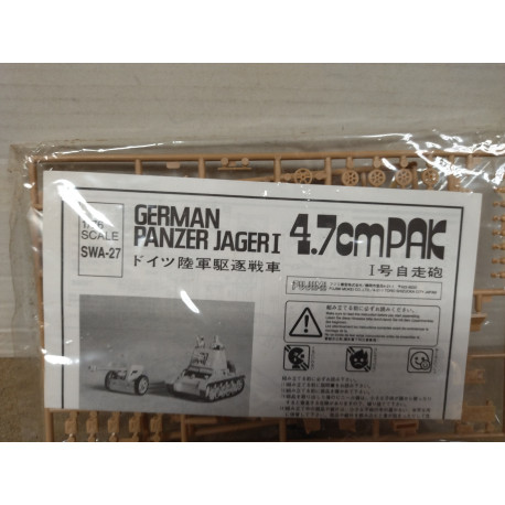 PANZERJAGER I 4,7cm PAK WW 2 MODEL KIT 1:76 FUJIMI NO BOX