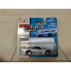 MERCEDES-BENZ W297 CLK-GTR SILVER apx 1:64 MAISTO FRESH