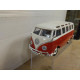 VOLKSWAGEN T1 VAN SAMBA RED/WHITE 1:25 MAISTO NO BOX