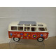 VOLKSWAGEN T1 VAN SAMBA PEACE & LOVE 1:24 KINSMART NO BOX