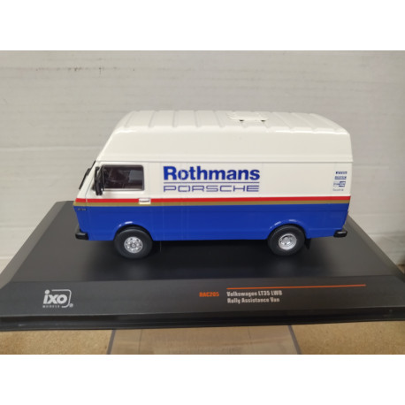 VOLKSWAGEN LT35 RALLY ASSISTANCE VAN PORSCHE 1:43 IXO RAC285