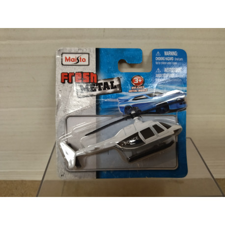 HELICOPTERO/HELICOPTER POLICE apx 1:64 MAISTO FRESH