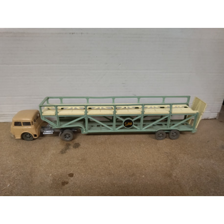 HENSCHEL 170T CAR TRANSPORTER STRUVER 1:60/apx 1:64 SIKU PLASTIC NO BOX