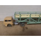HENSCHEL 170T CAR TRANSPORTER STRUVER 1:60/apx 1:64 SIKU PLASTIC NO BOX
