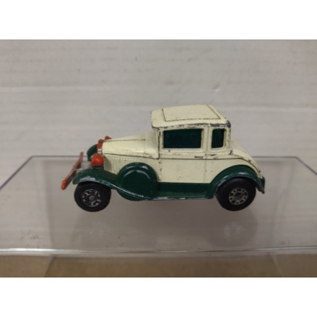 FORD MODEL A GREEN/WHITE SUPERFAST 73 1:52/apx 1:64 MATCHBOX NO BOX