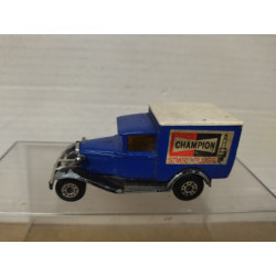 FORD MODEL A VAN CHAMPION MB38 1:52/apx 1:64 MATCHBOX NO BOX