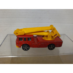 SIMON SNORKEL FIRE YELLOW (2) 10cm/ apx 1:64 CORGI NO BOX