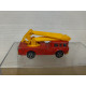 SIMON SNORKEL FIRE YELLOW (2) 10cm/ apx 1:64 CORGI NO BOX