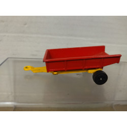 REMOLQUE/TRAILER RED/YELLOW apx 1:64 CORGI JUNIORS NO BOX
