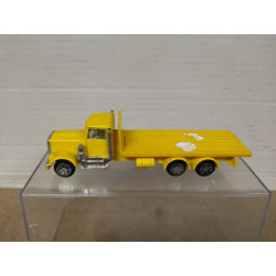 KENWORTH FLATBED TRUCK YELLOW apx 1:64 CORGI NO BOX