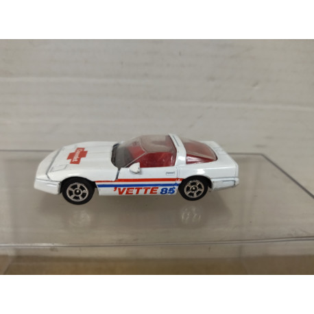 CHEVROLET CORVETTE C4 1985 WHITE apx 1:64 CORGI