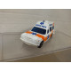 MERCEDES-BENZ W115 220 D AMBULANCE (ORANGE) apx 1:64 CORGI NO BOX